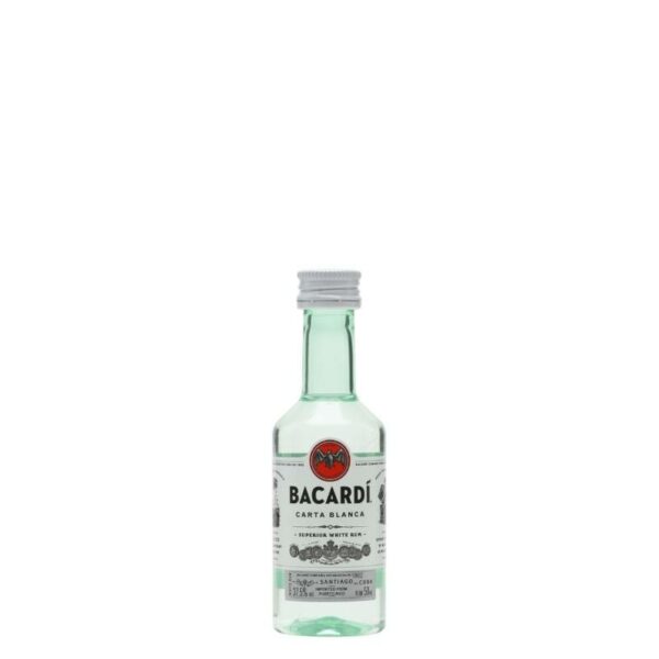 BACARDI Carta Blanca rum (0.05l - 40%)