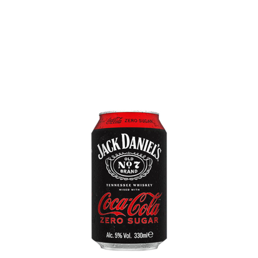 JACK DANIEL'S whisky & Coca Cola ZERO (0.33l - 5%) - DRS