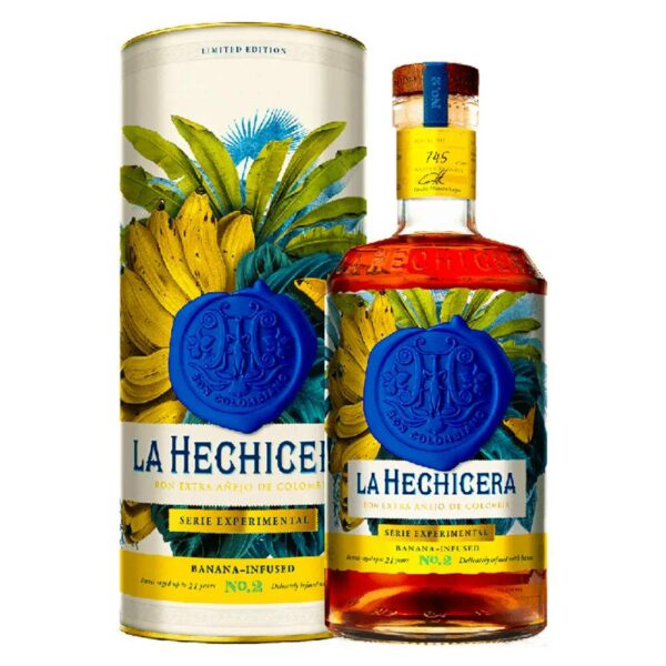 LA HECHICERA Banana Infused rum + díszdoboz (0.7l - 41%)