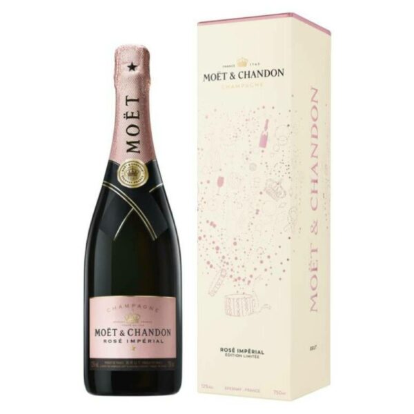 MOET & CHANDON Rosé Imperial champagne + díszdoboz (0.75l)