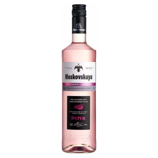 MOSKOVSKAYA Pink Raspberry-Lime vodka (0.7l - 38%)