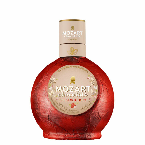 MOZART Strawberry Cream likőr (0.5l - 15%)