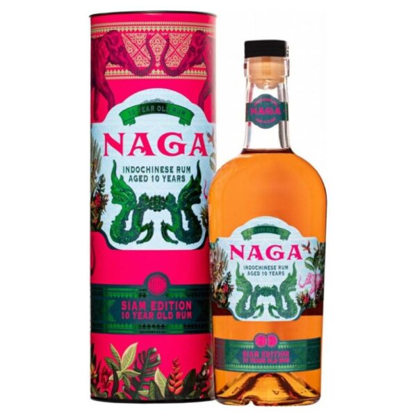 NAGA Siam Edition 10 Years rum + díszdoboz (0.7l - 40%)