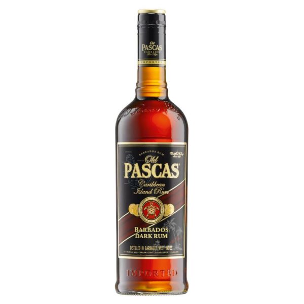 OLD PASCAS Dark Barbados rum (0.7l - 37.5%)