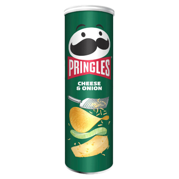 Pringles Cheese & Onion chips (165g)