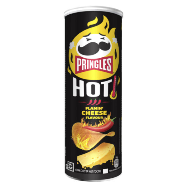 Pringles HOT Flamin Cheese chips (160g)
