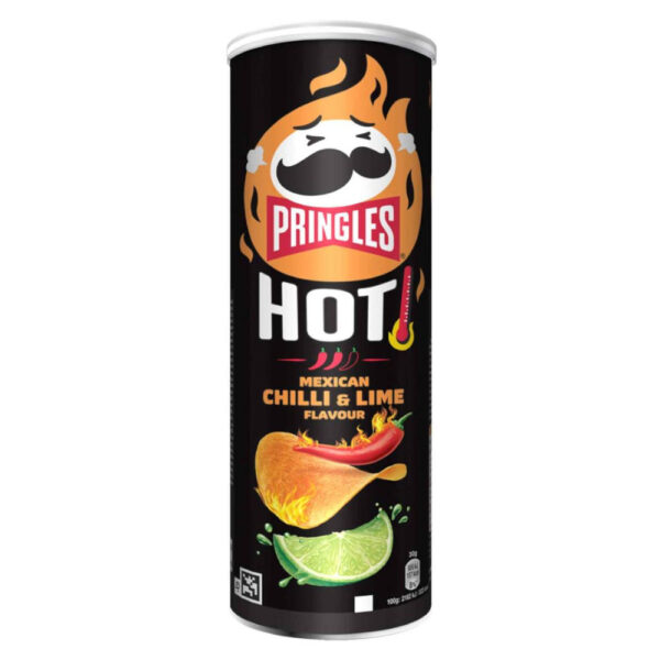 Pringles HOT Mexican Chili & Lime chips (160g)