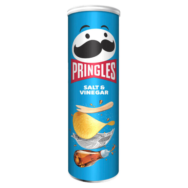 Pringles Salt & Vinegar chips (165g)