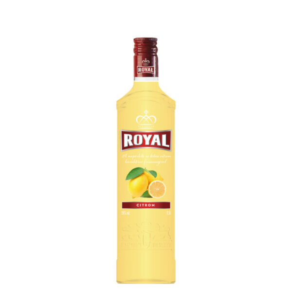 ROYAL VODKA Citrom vodkalikőr (0.5l - 26%) - DRS